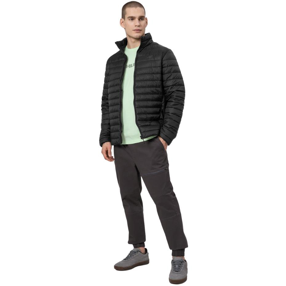 Kurtka męska 4F głęboka czerń H4Z22 KUMP003 – ujęcie 4