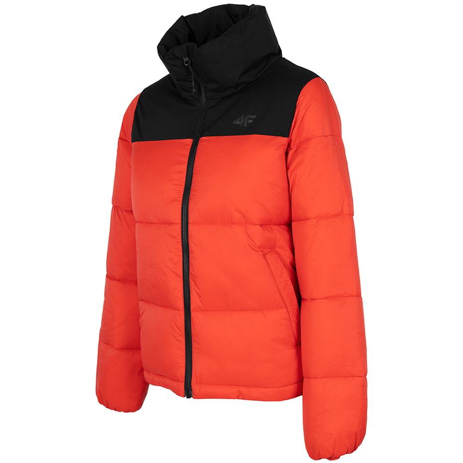 Kurtka damska 4F czerwona H4Z22 KUDP014 – ujęcie 2