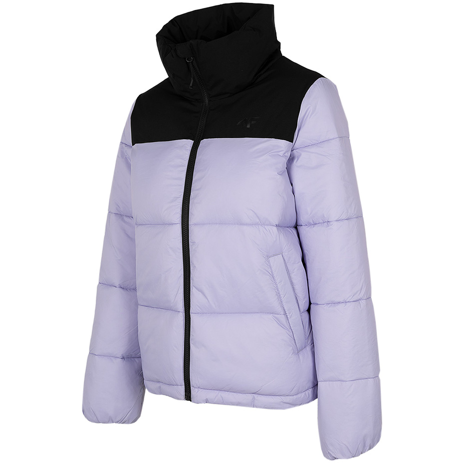 Kurtka damska 4F fioletowa H4Z22 KUDP014 – ujęcie 2