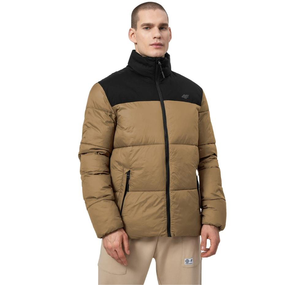 Kurtka męska 4F jasny brąz H4Z22 KUMP005