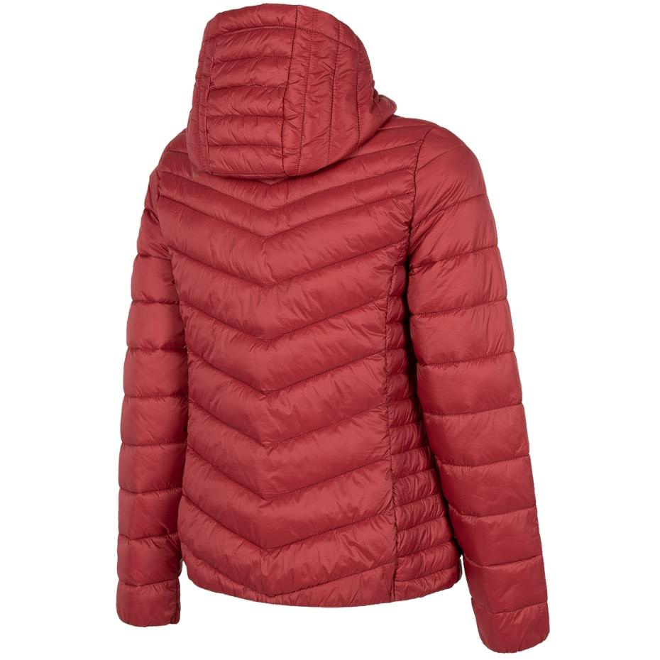 Kurtka damska 4F ciemna czerwień H4Z22 KUDP003 – ujęcie 2