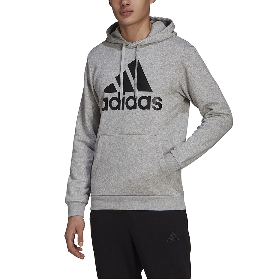Bluza męska adidas M BL FL HD szara – ujęcie 3
