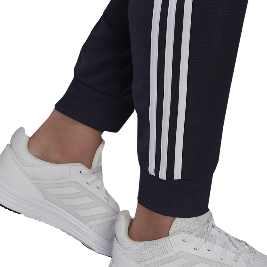 Spodnie męskie adidas Primegreen Essentials Warm-Up granatowe – ujęcie 4