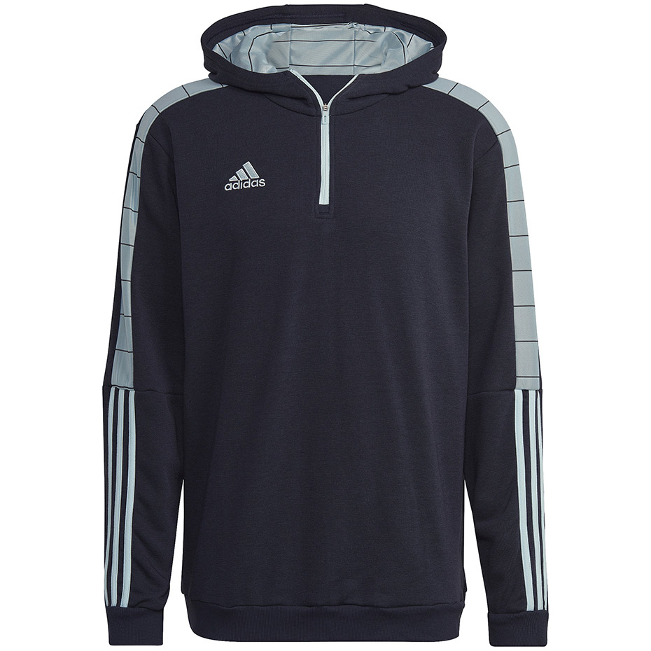 Bluza męska adidas Tiro Hoodie granatowa – ujęcie 2