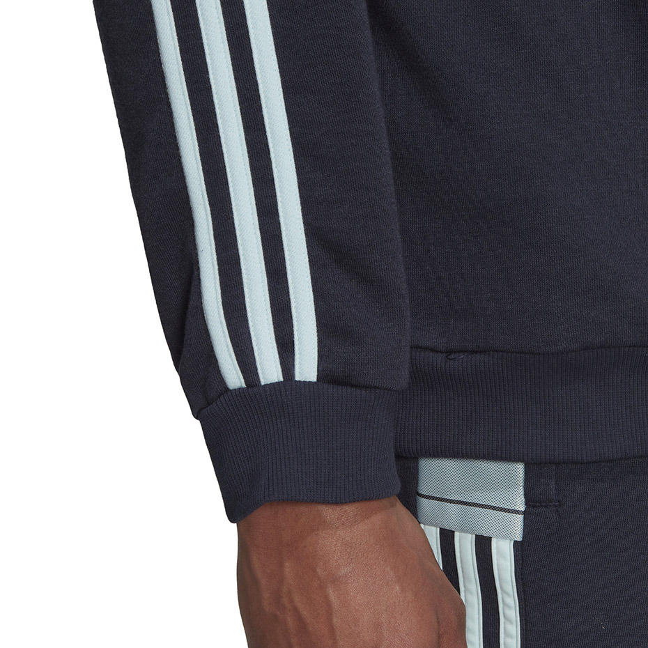 Bluza męska adidas Tiro Hoodie granatowa – ujęcie 6
