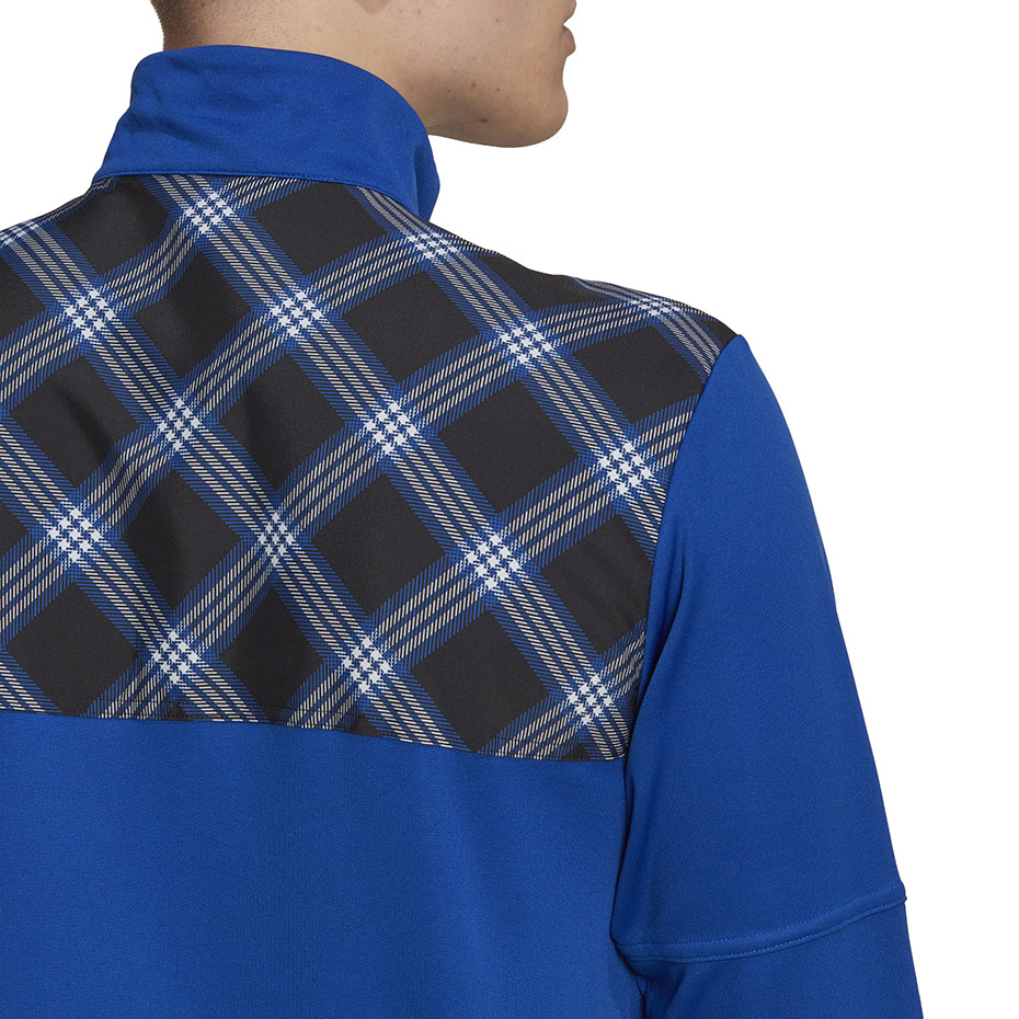 Bluza męska adidas Tiro Track niebieska – ujęcie 4