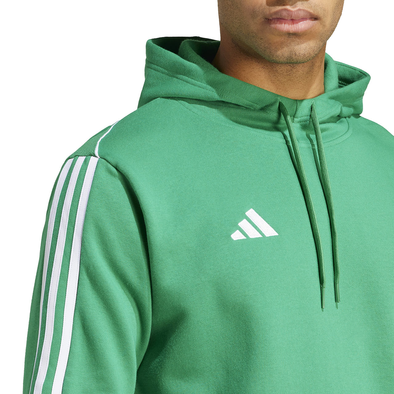 Bluza męska adidas Tiro 23 League Sweat Hoodie zielona – ujęcie 5