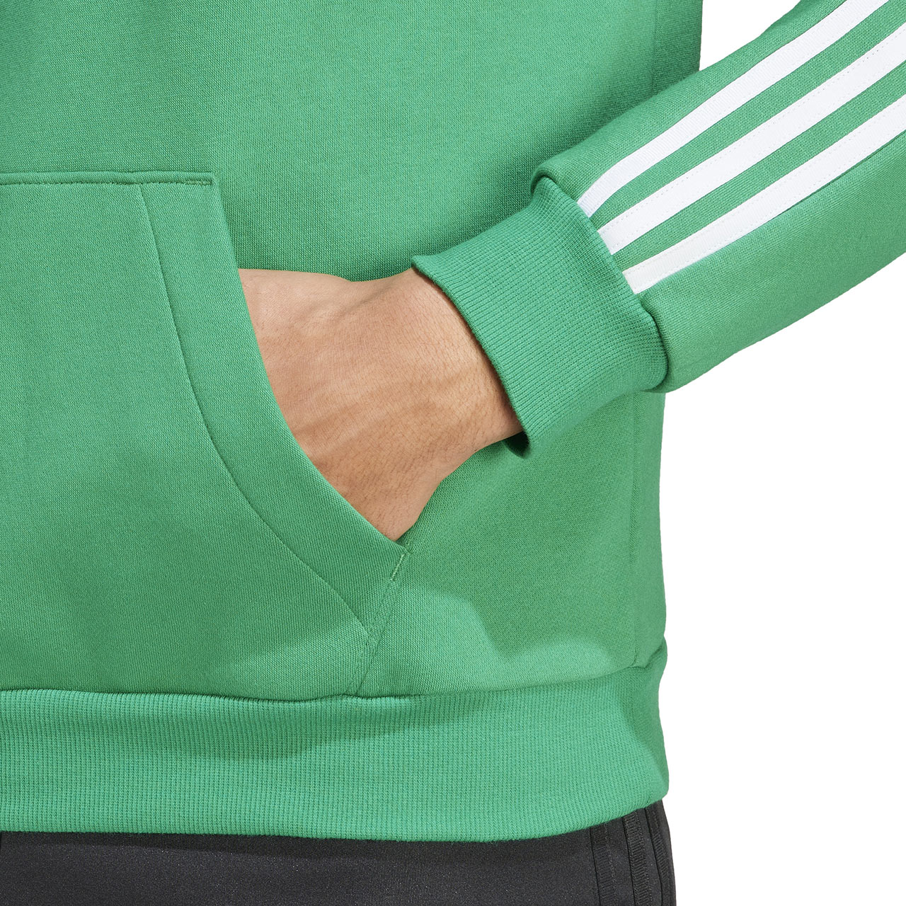 Bluza męska adidas Tiro 23 League Sweat Hoodie zielona – ujęcie 6