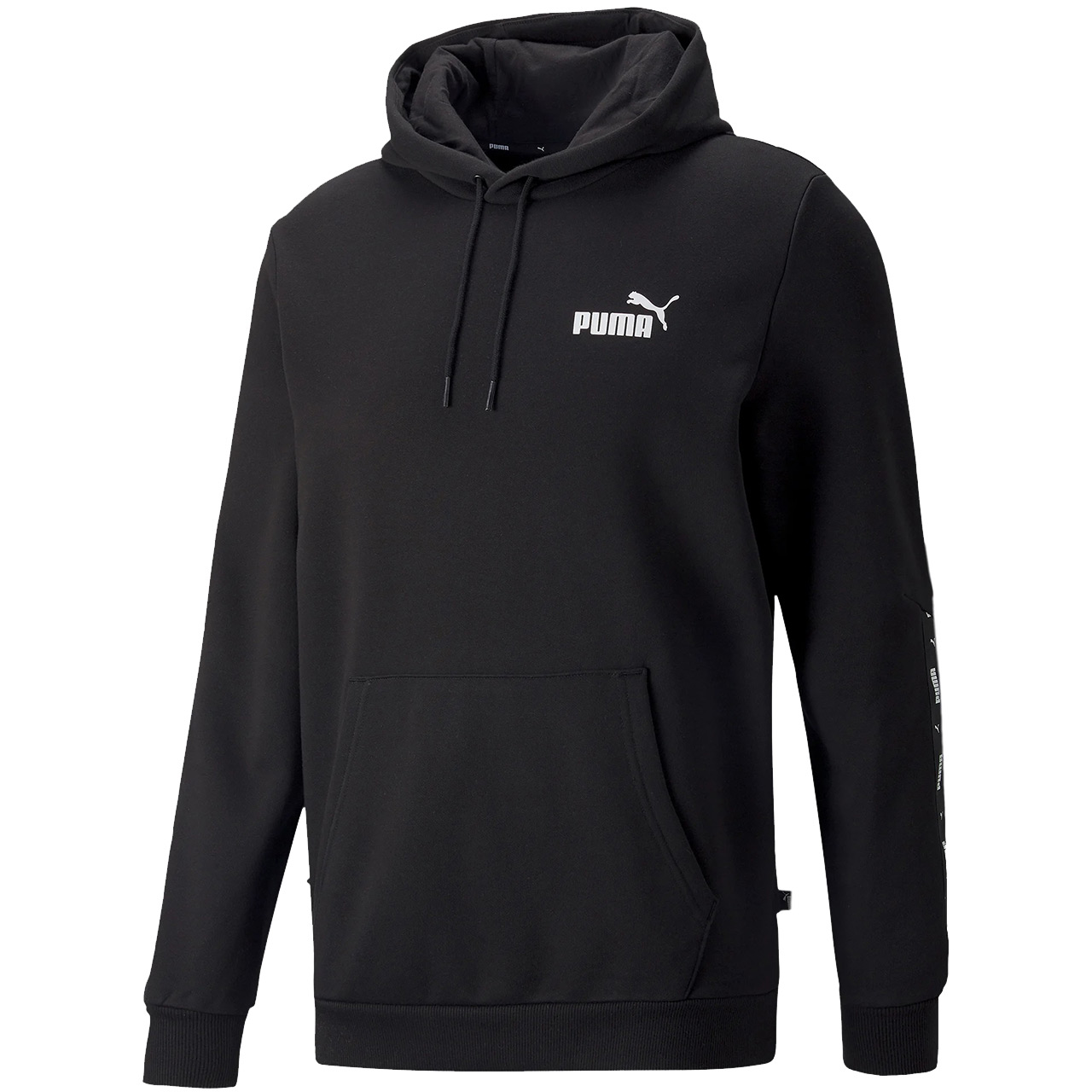 Bluza męska Puma ESS+ Tape Hoodie FL czarna