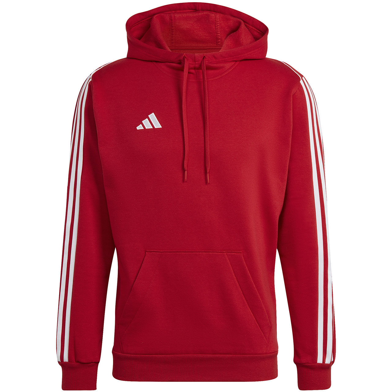 Bluza męska adidas Tiro 23 League Sweat Hoodie czerwono-biała
