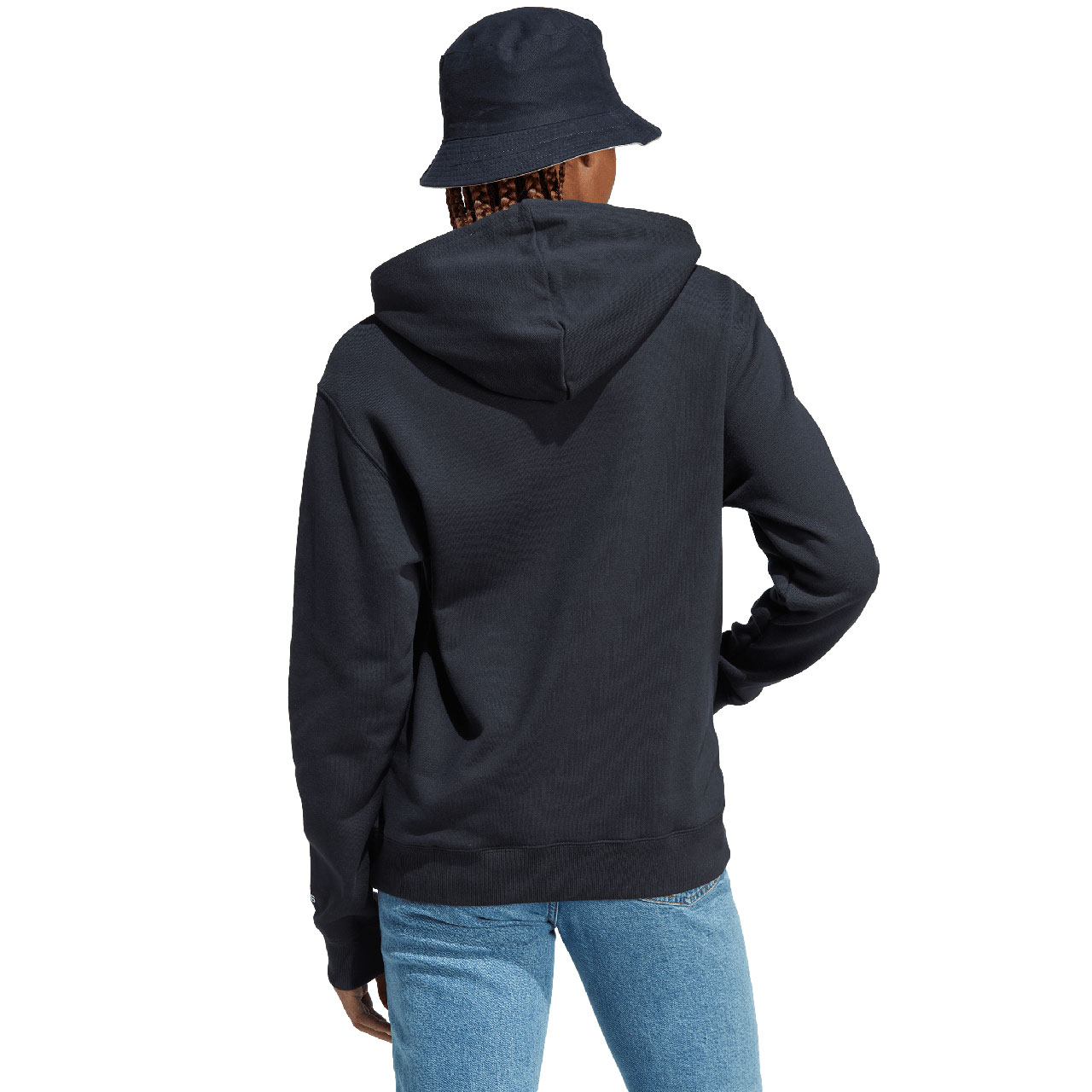 Bluza damska adidas Essentials Linear czarna – ujęcie 2