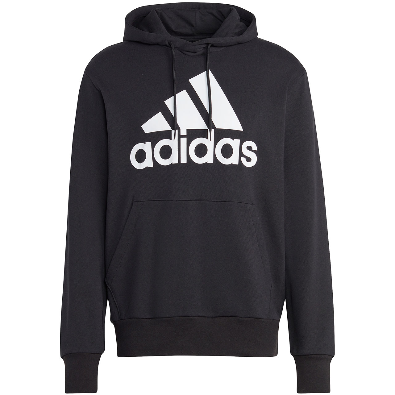 Bluza męska adidas Essentials French Terry Big Logo Hoodie czarna