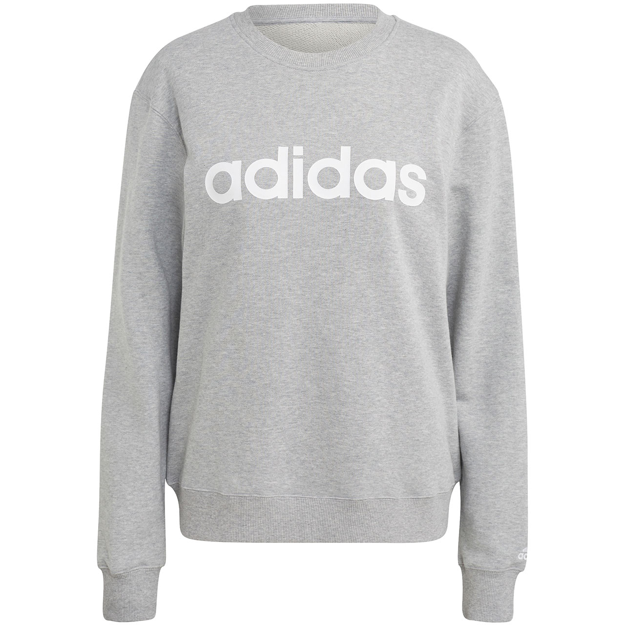 Bluza damska adidas Essentials Linear French Terry szara