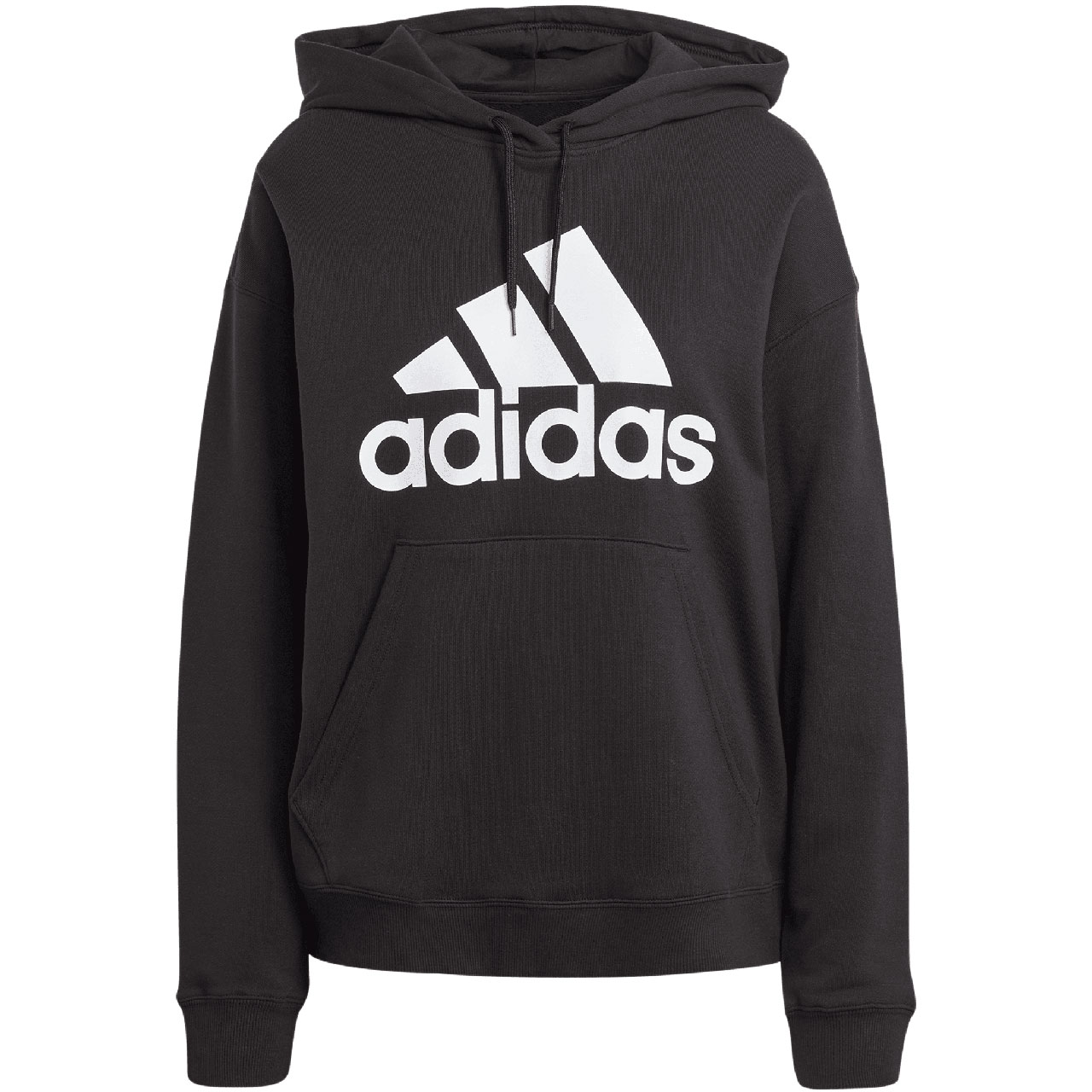 Bluza damska adidas Essentials Big Logo Oversized French Terry Hoodie czarna