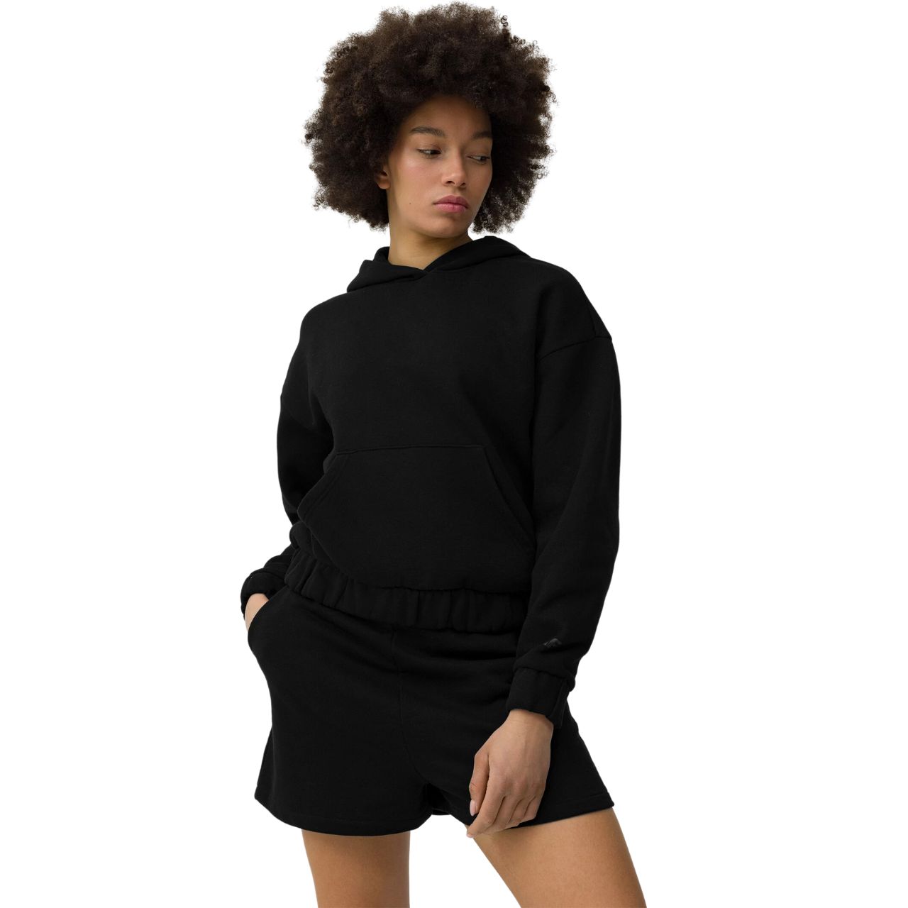 Bluza damska 4F F255 głęboka czerń 4FSS23TSWSF255