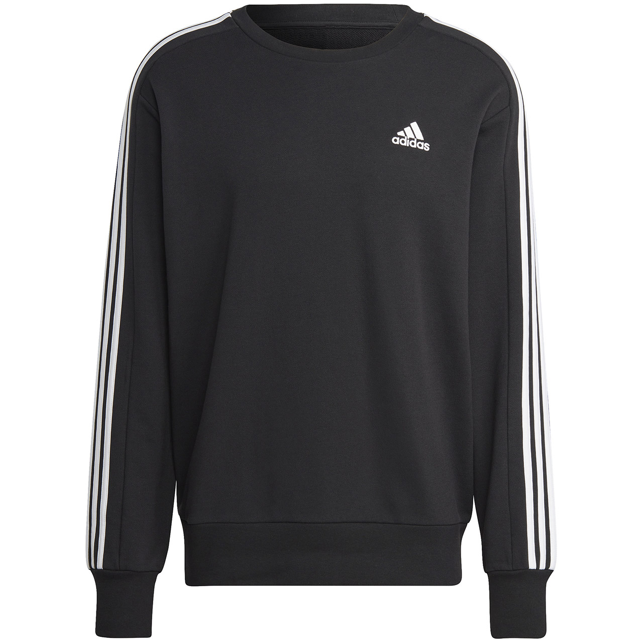 Bluza męska adidas Essentials French Terry 3-Stripes czarna