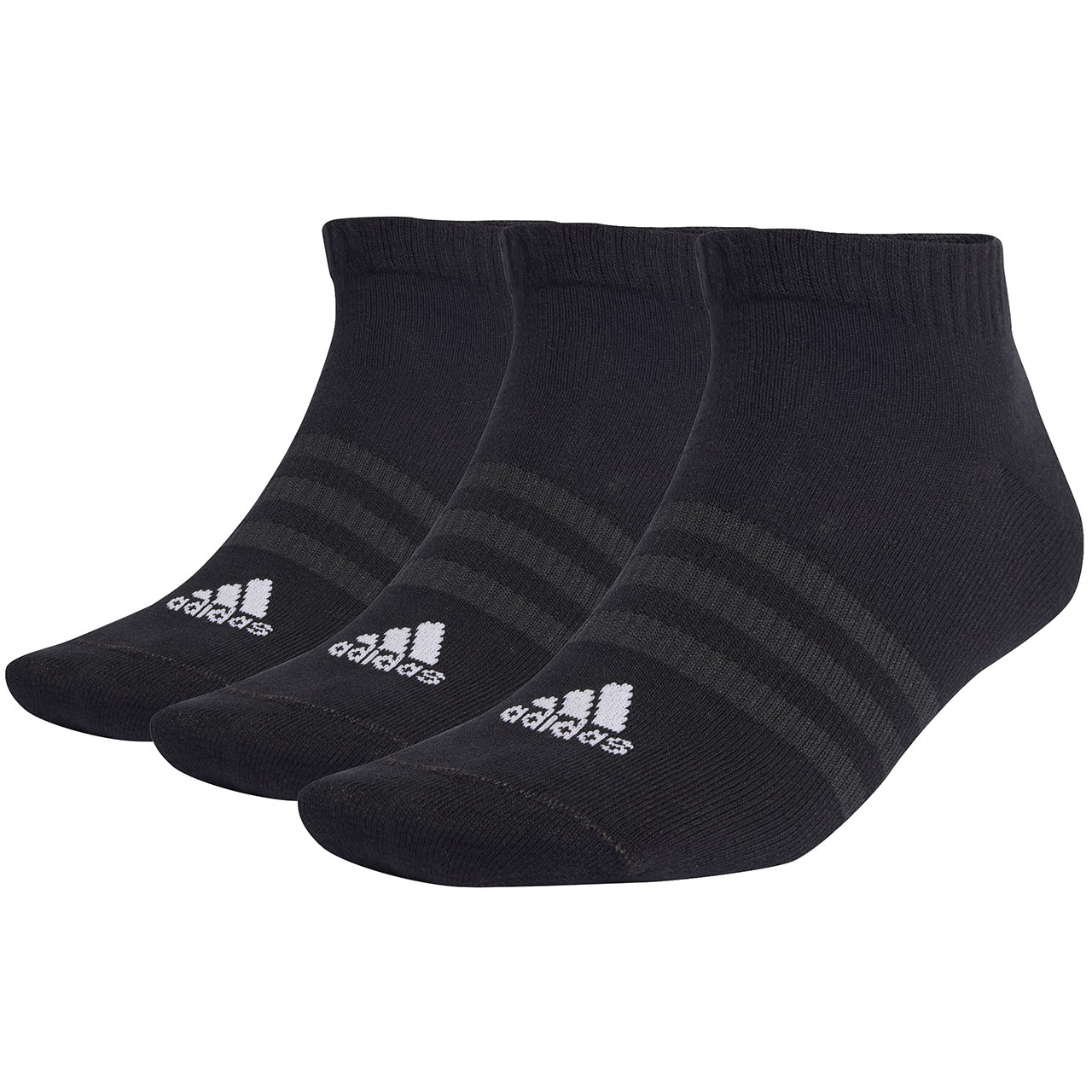 Skarpety adidas Thin and Light Sportswear Low-Cut 3 Pairs czarne