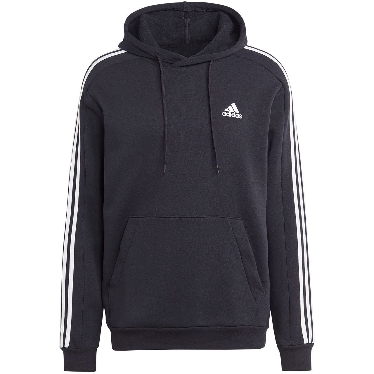 Bluza męska adidas Essentials Fleece 3-Stripes Hoodie czarna