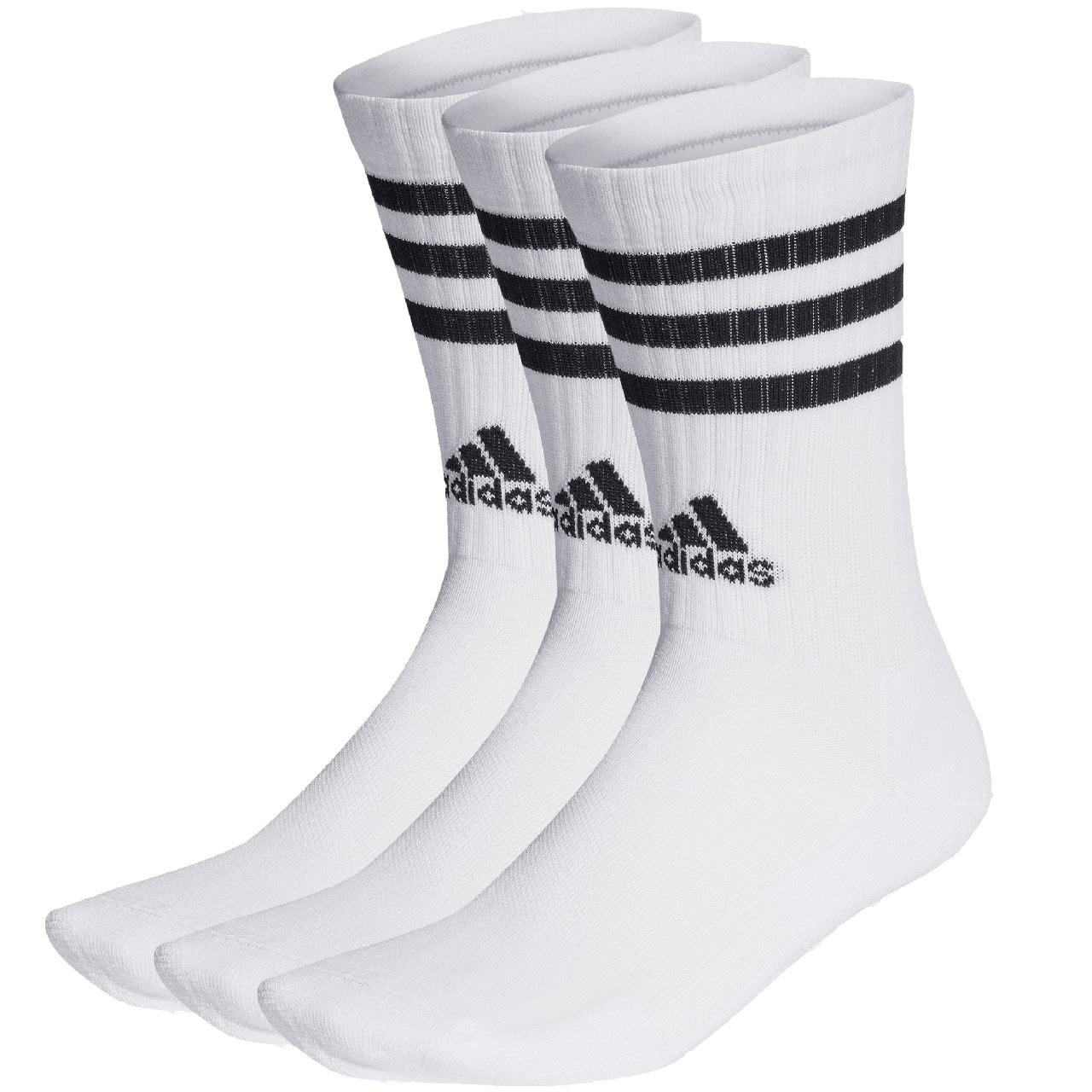 Skarpety adidas 3-Stripes Cushioned Crew Socks 3P białe