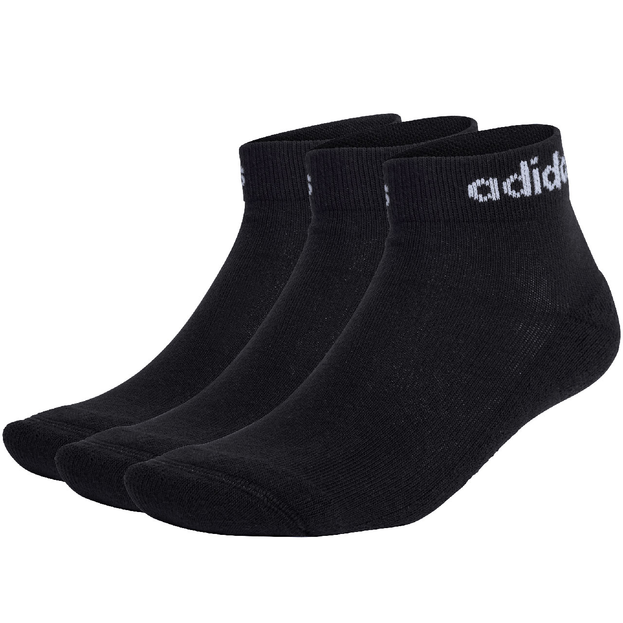 Skarpety adidas Linear Ankle Socks Cushioned Socks 3P czarne