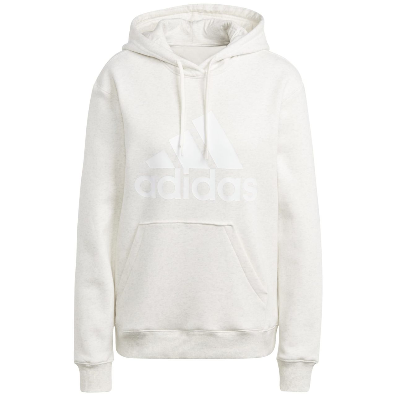 Bluza damska adidas Essentials Big Logo Regular Fleece beżowa