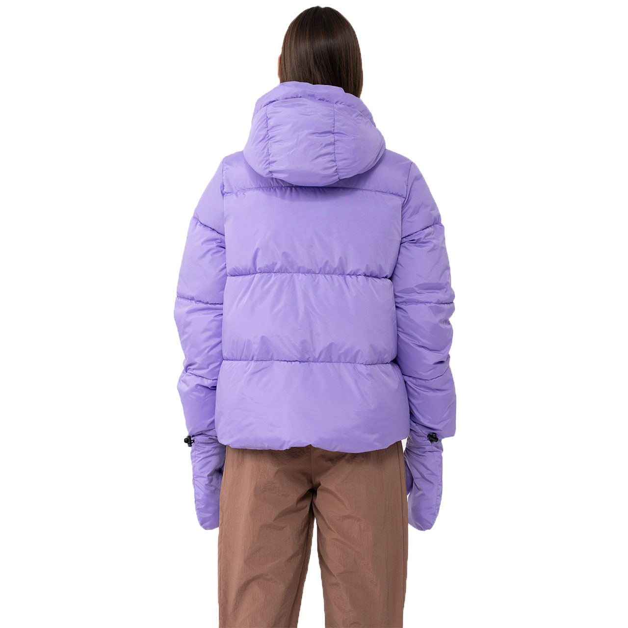 Kurtka damska 4F F234 fioletowa 4FAW23TDJAF234 – ujęcie 4