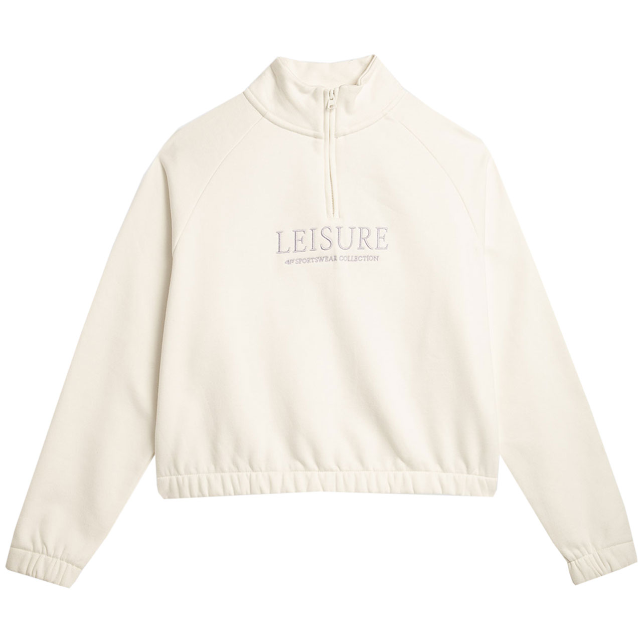 Bluza damska 4F F0718 beżowa 4FAW23TSWSF0718