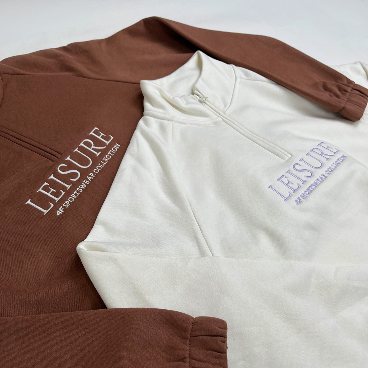 Bluza damska 4F F0718 beżowa 4FAW23TSWSF0718 – ujęcie 8