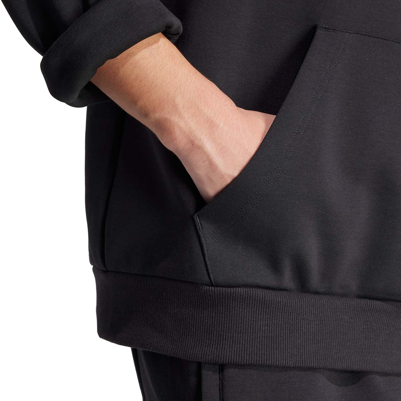 Bluza męska adidas FI BOS HD OLY czarna – ujęcie 5