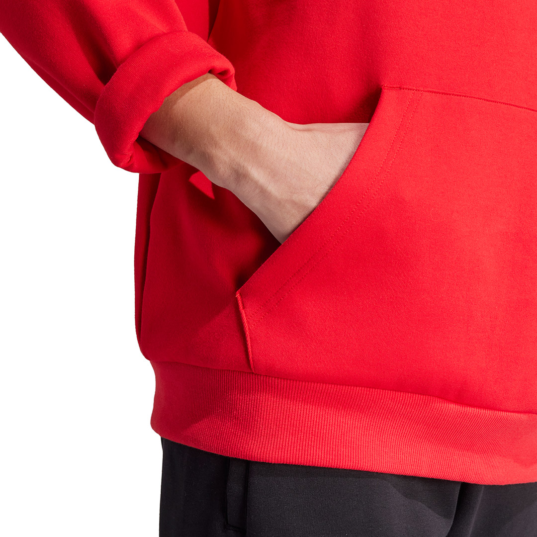Bluza męska adidas FI BOS HD OLY czerwona – ujęcie 5