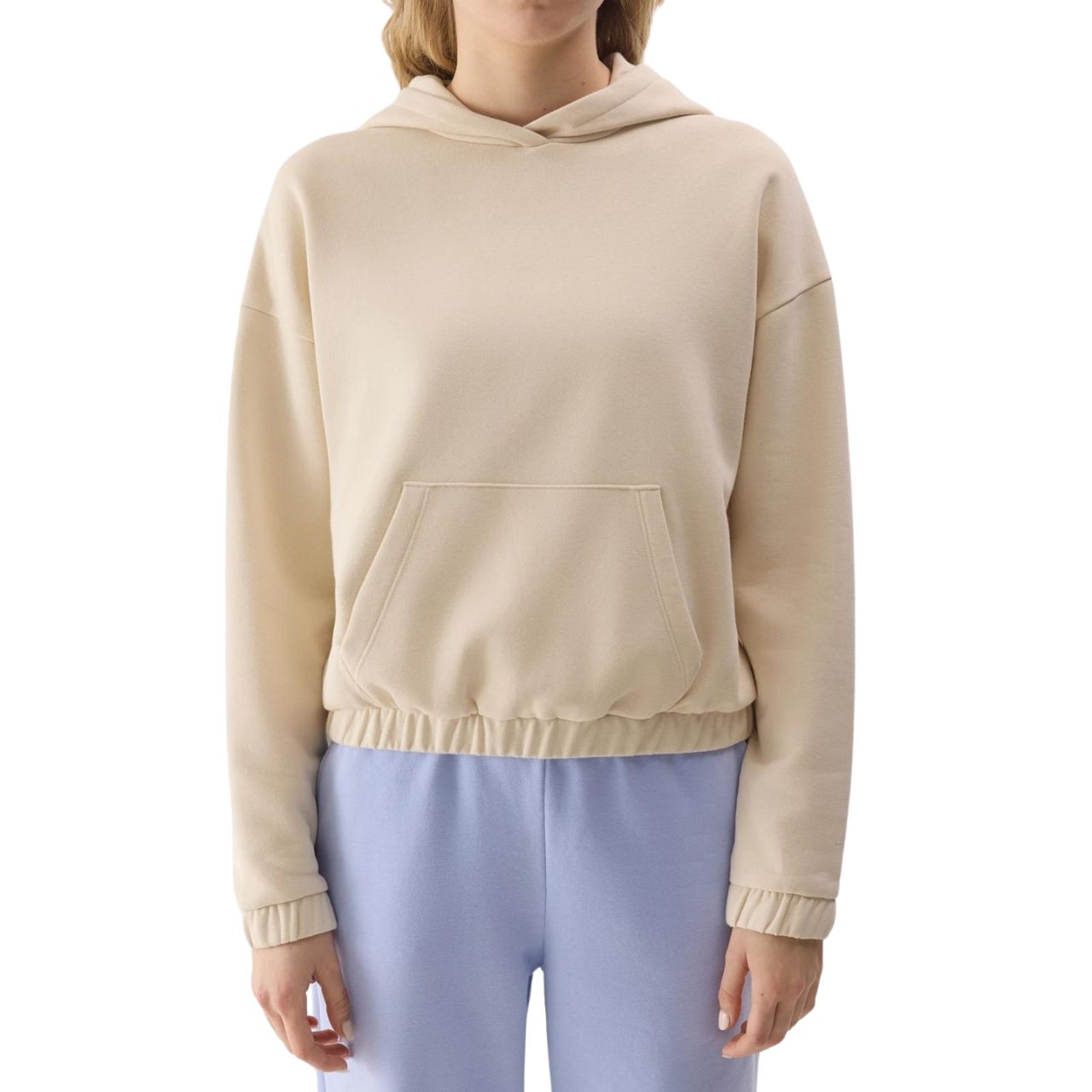 Bluza damska 4F F1057 beżowa 4FWSS24TSWSF1057 – ujęcie 5