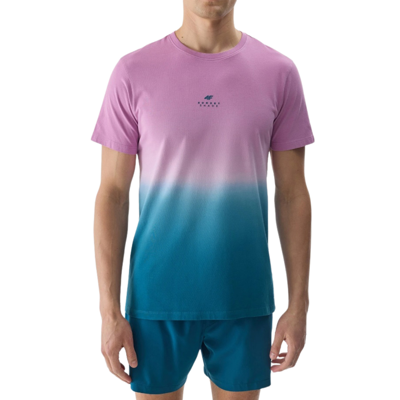 Koszulka męska 4F M1290 fioletowa – ujęcie 5