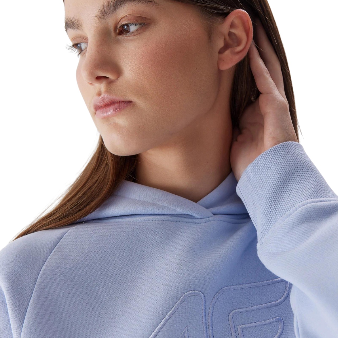 Bluza damska 4F F0765 jasny fiolet 4FAW23TSWSF0765 – ujęcie 4