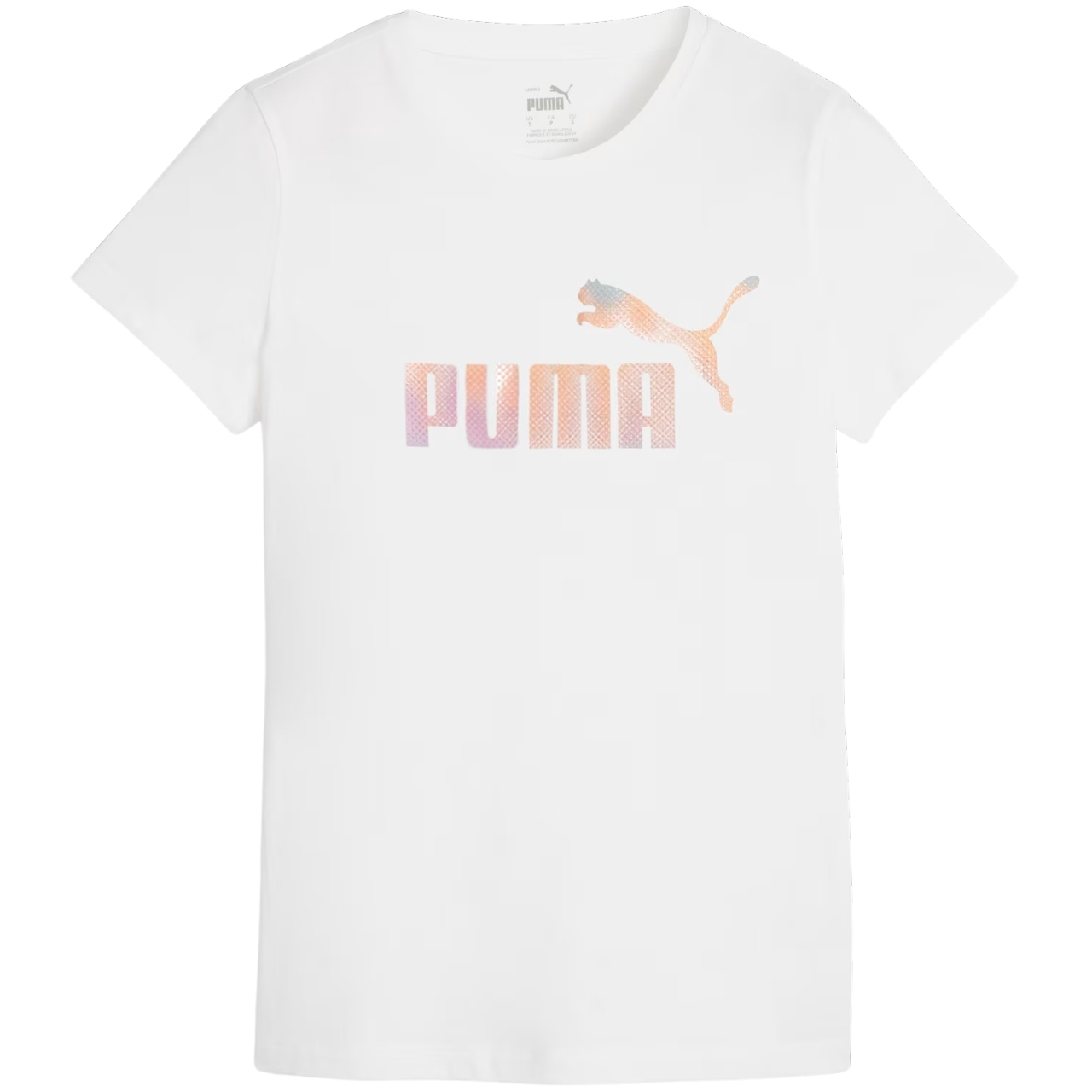 Koszulka damska Puma ESS+ Summer Daze Tee biała
