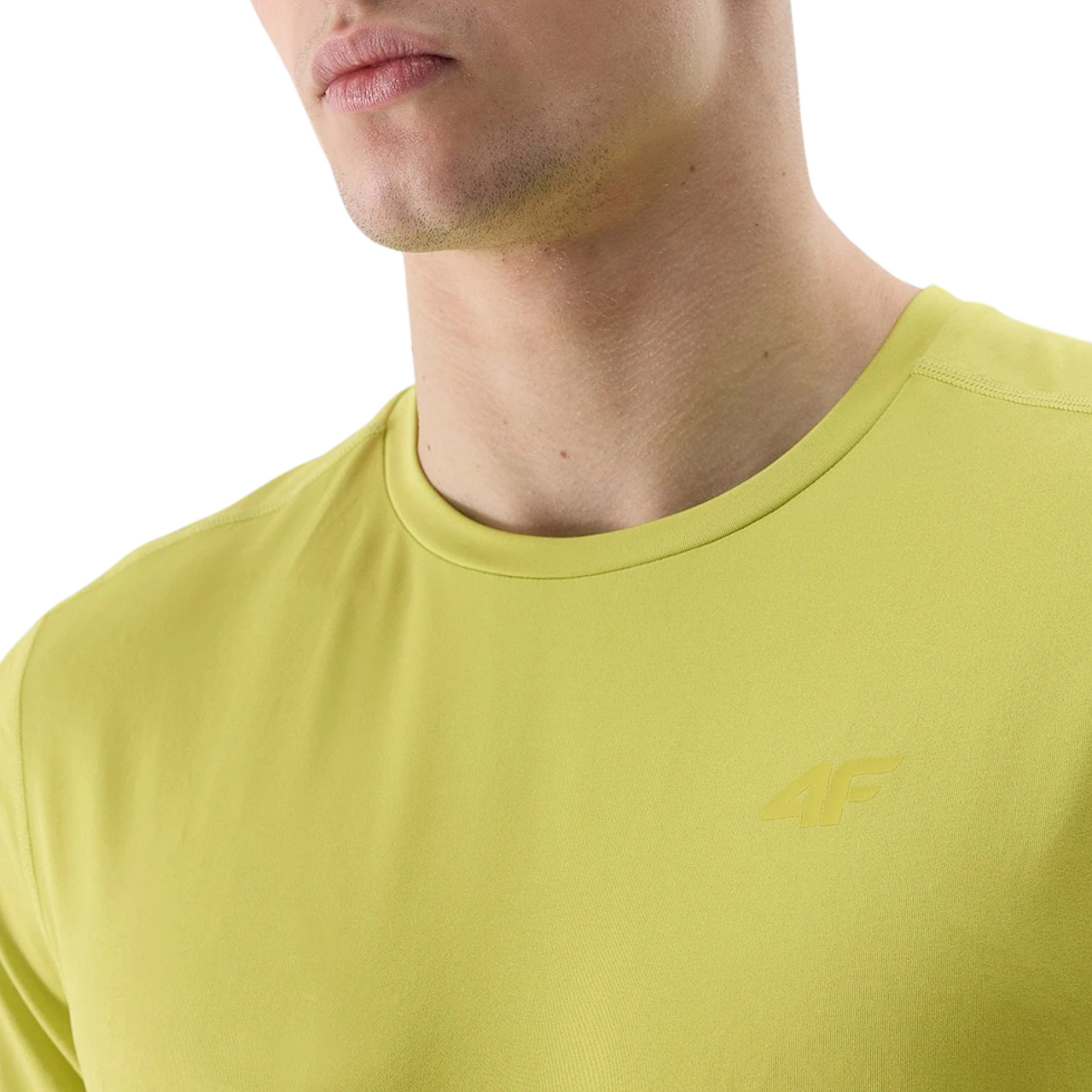 Koszulka męska 4F M598 soczysta zieleń – ujęcie 6