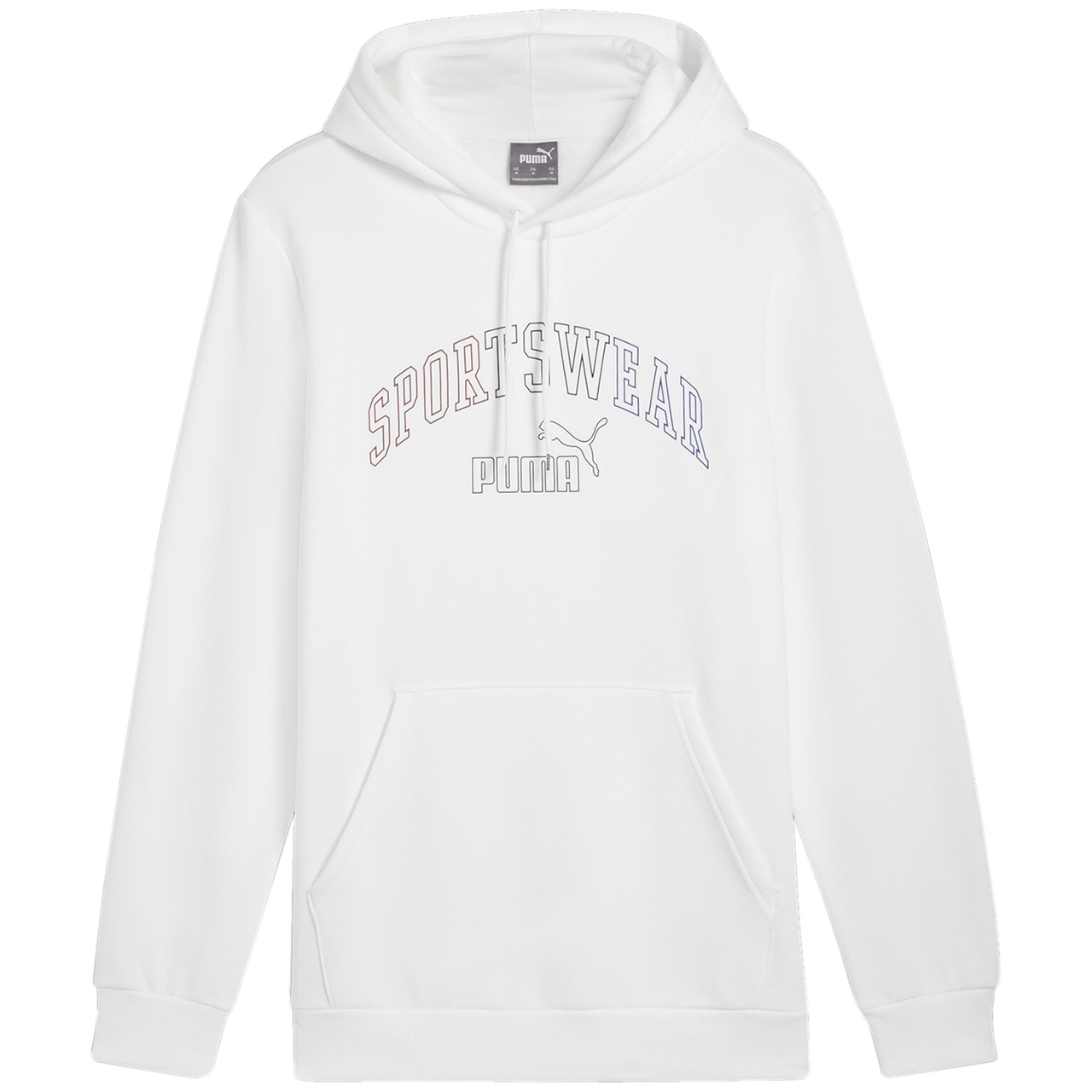 Bluza męska Puma Ess+ Logo LAB Gradient Hoodie FL biała