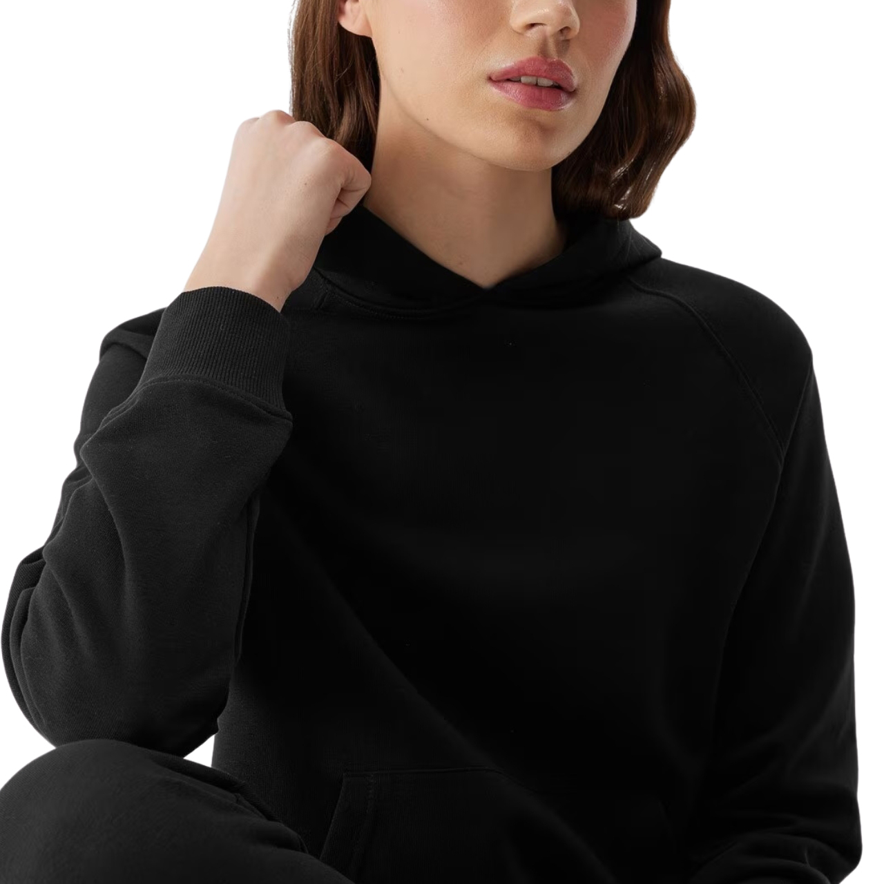 Bluza damska 4F F0955 głęboka czerń 4FWSS24TSWSF0955 – ujęcie 4