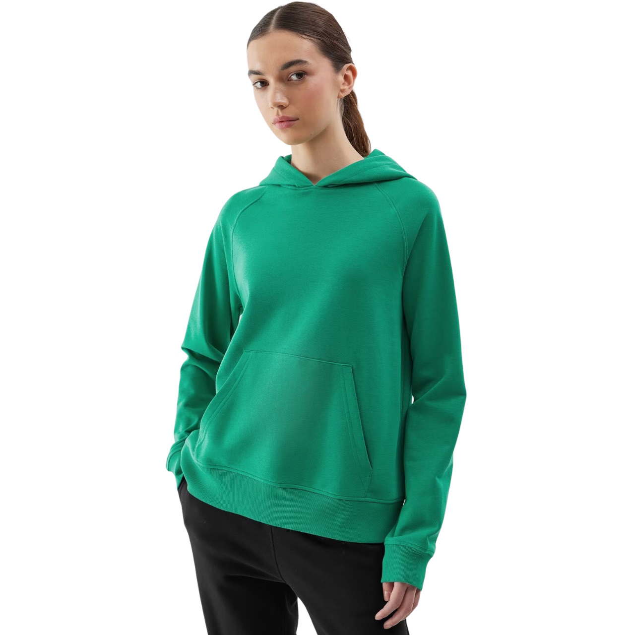 Bluza damska 4F F0955 zielona 4FWSS24TSWSF0955