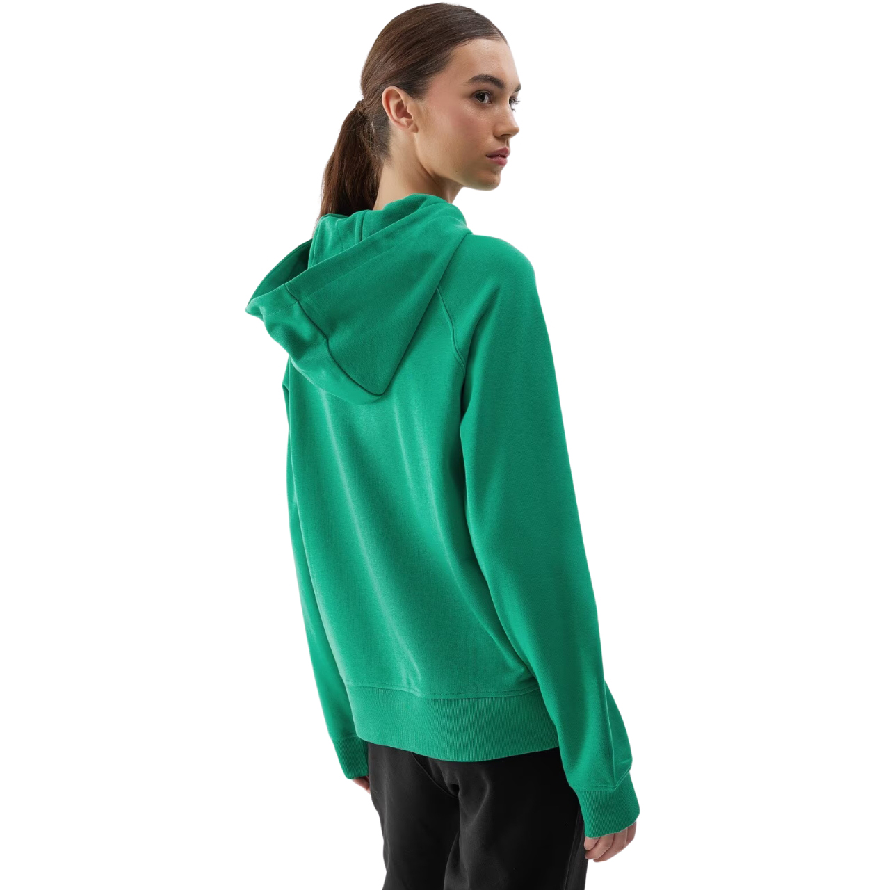 Bluza damska 4F F0955 zielona 4FWSS24TSWSF0955 – ujęcie 2