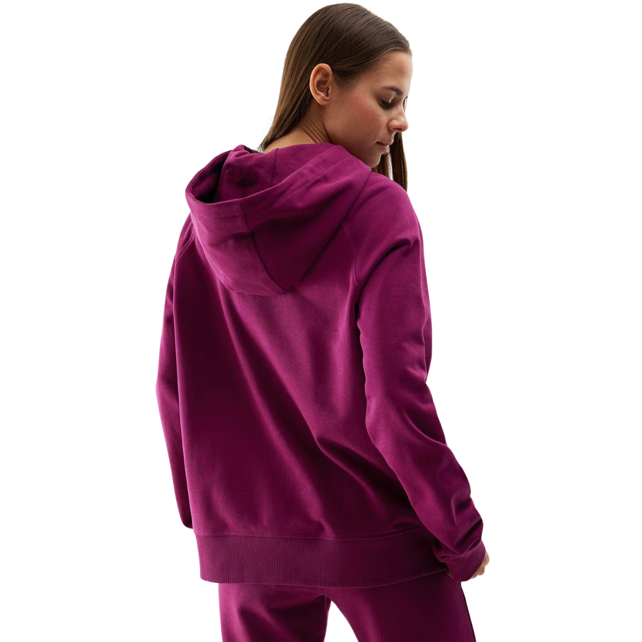 Bluza damska 4F F0955 fioletowa 4FWSS24TSWSF0955 – ujęcie 2