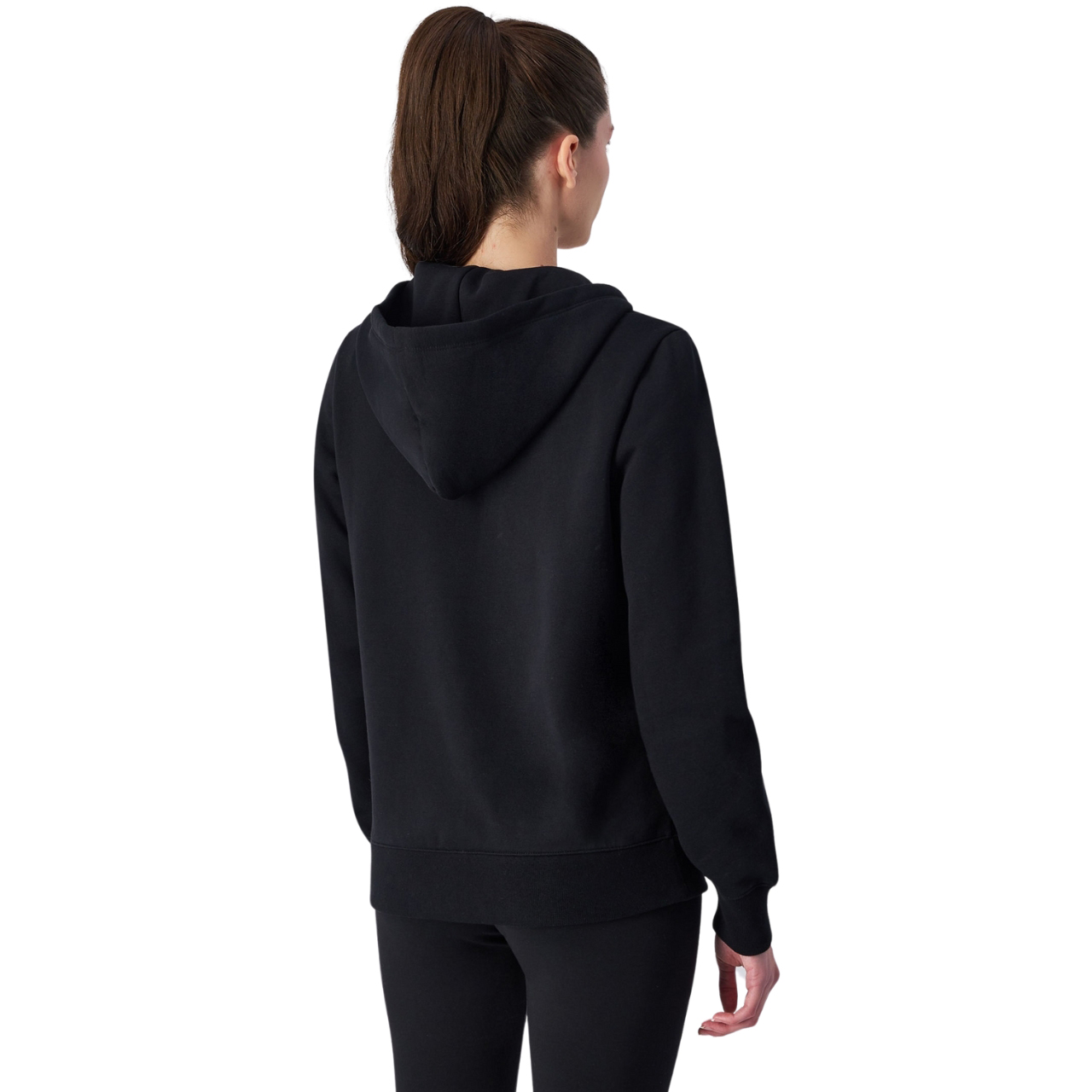 Bluza damska Champion Full Zip Hoodie czarna – ujęcie 3