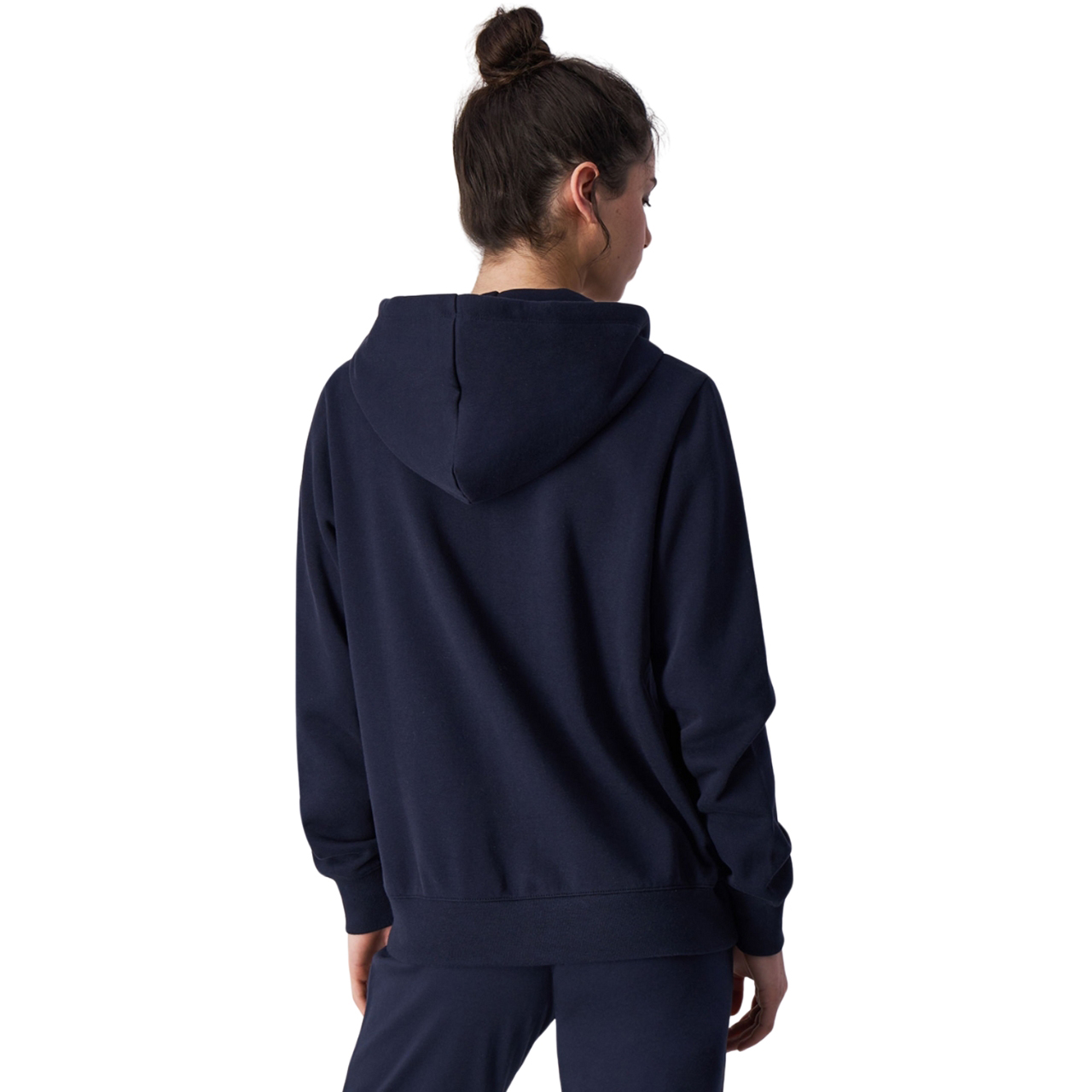 Bluza damska Champion Full Zip Hoodie granatowa – ujęcie 3