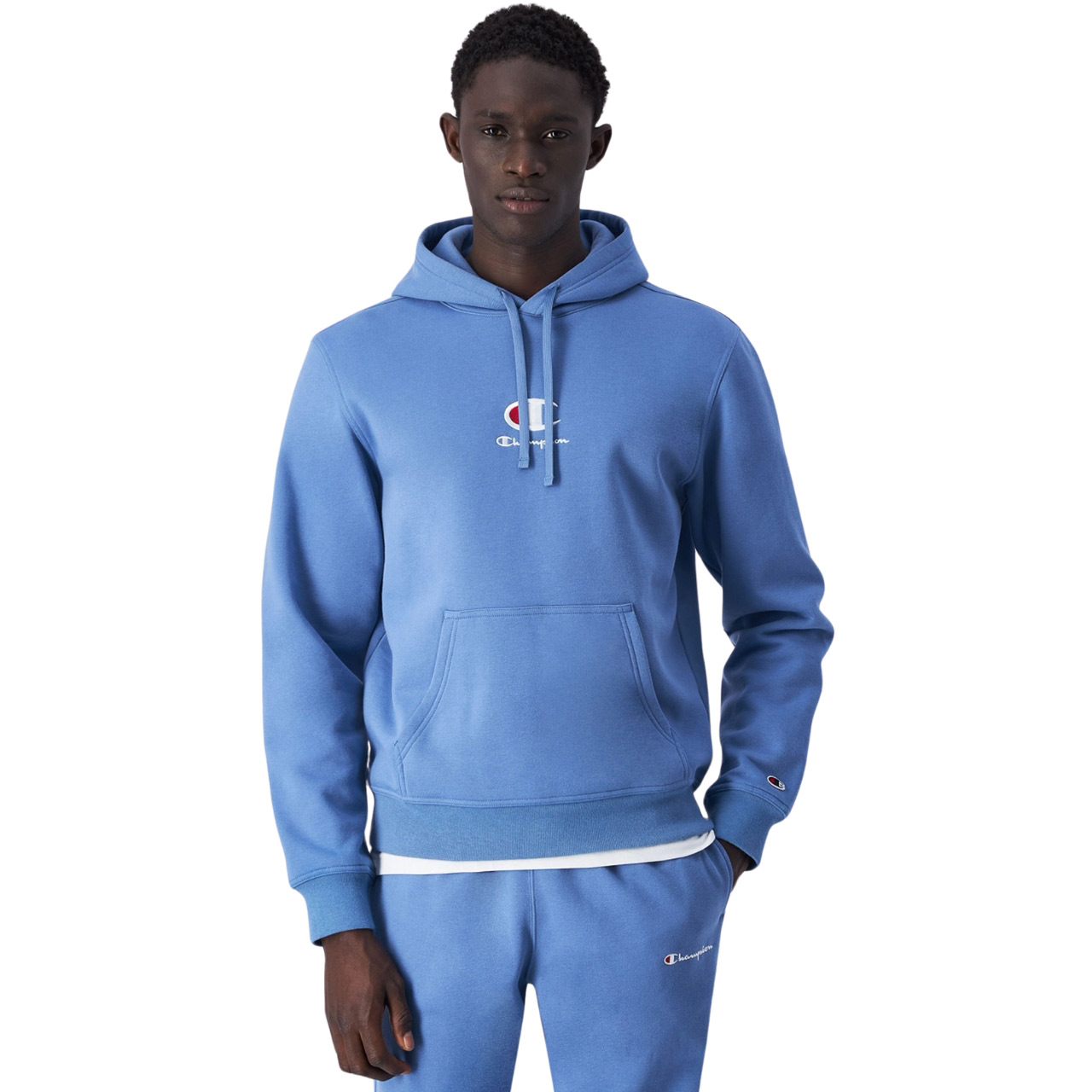 Bluza męska Champion Hooded niebieska