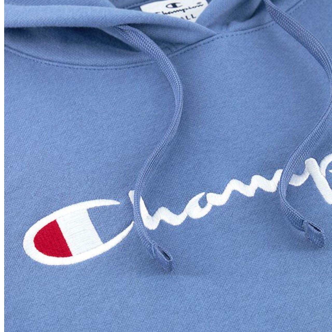 Bluza damska Champion Hooded niebieska – ujęcie 4