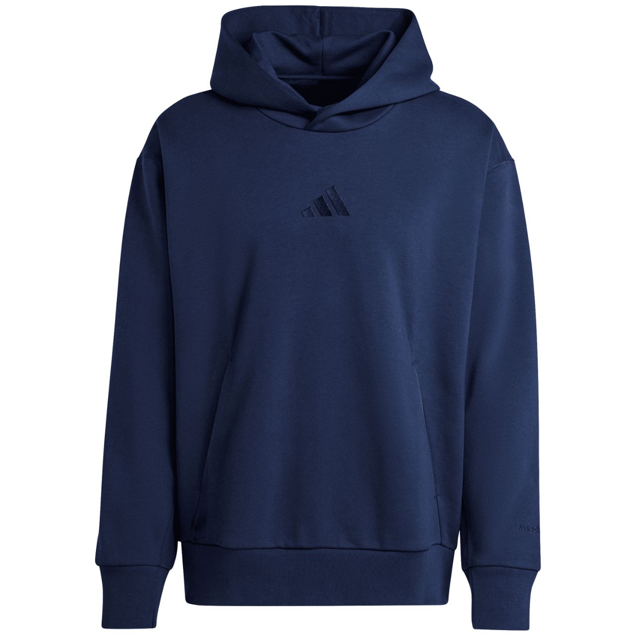 Bluza męska adidas ALL SZN Fleece granatowa – ujęcie 2