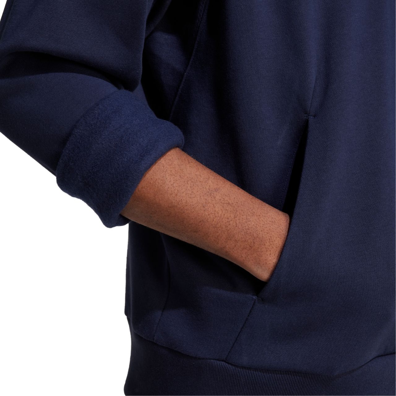 Bluza męska adidas ALL SZN Fleece granatowa – ujęcie 7