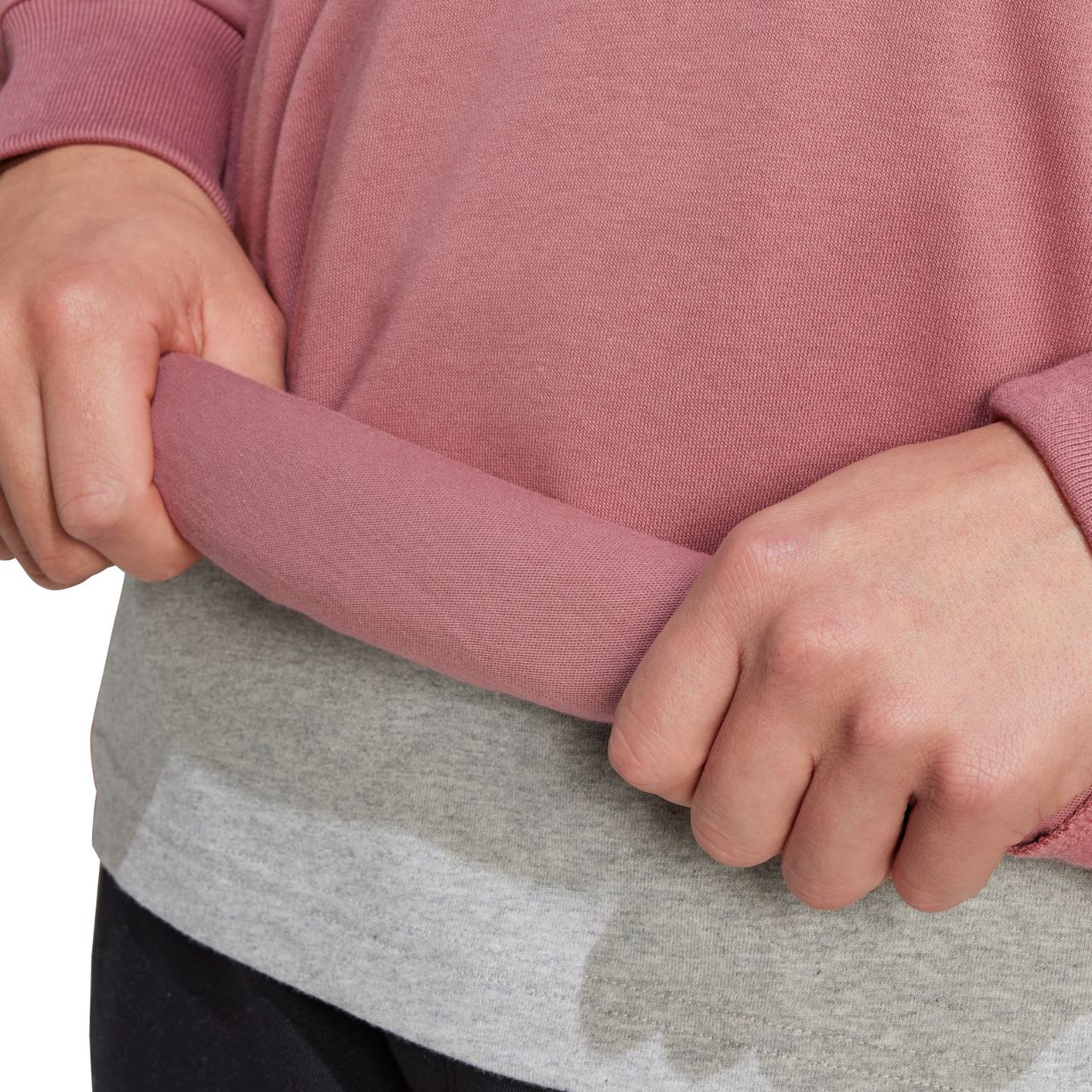 Bluza męska adidas ALL SZN Fleece różowa – ujęcie 6