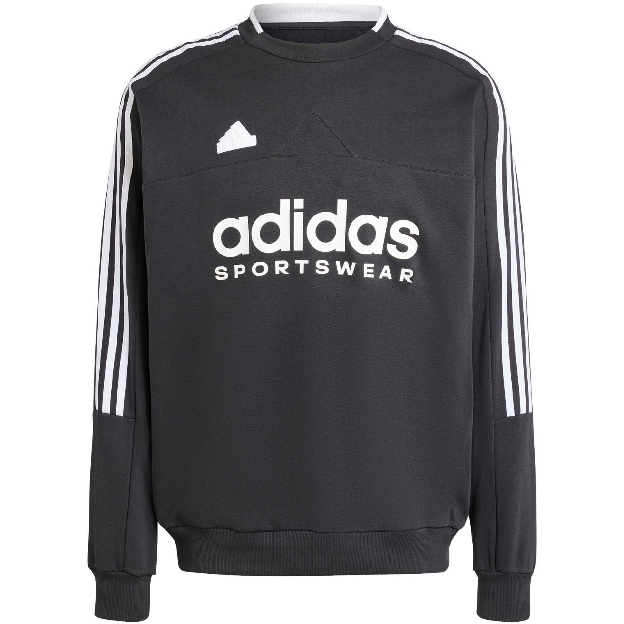 Bluza męska adidas House of Tiro Fleece czarno-biała – ujęcie 2