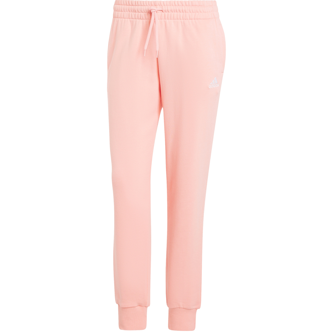 Spodnie damskie adidas Linear French Terry Cuffed różowe – ujęcie 2