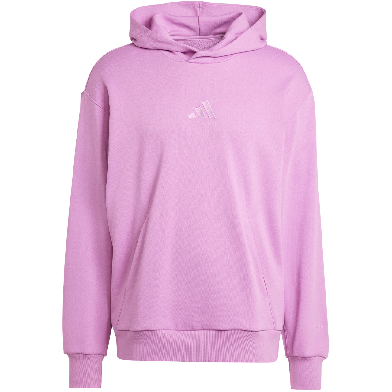 Bluza męska adidas ALL SZN French Terry Hoodie fioletowa – ujęcie 2